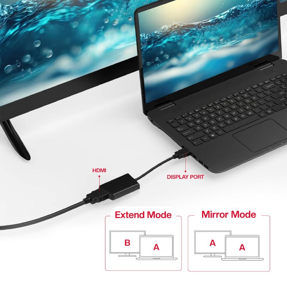 Datronic Display Port to 4K HDMI Converter Adapter (DDP-124)